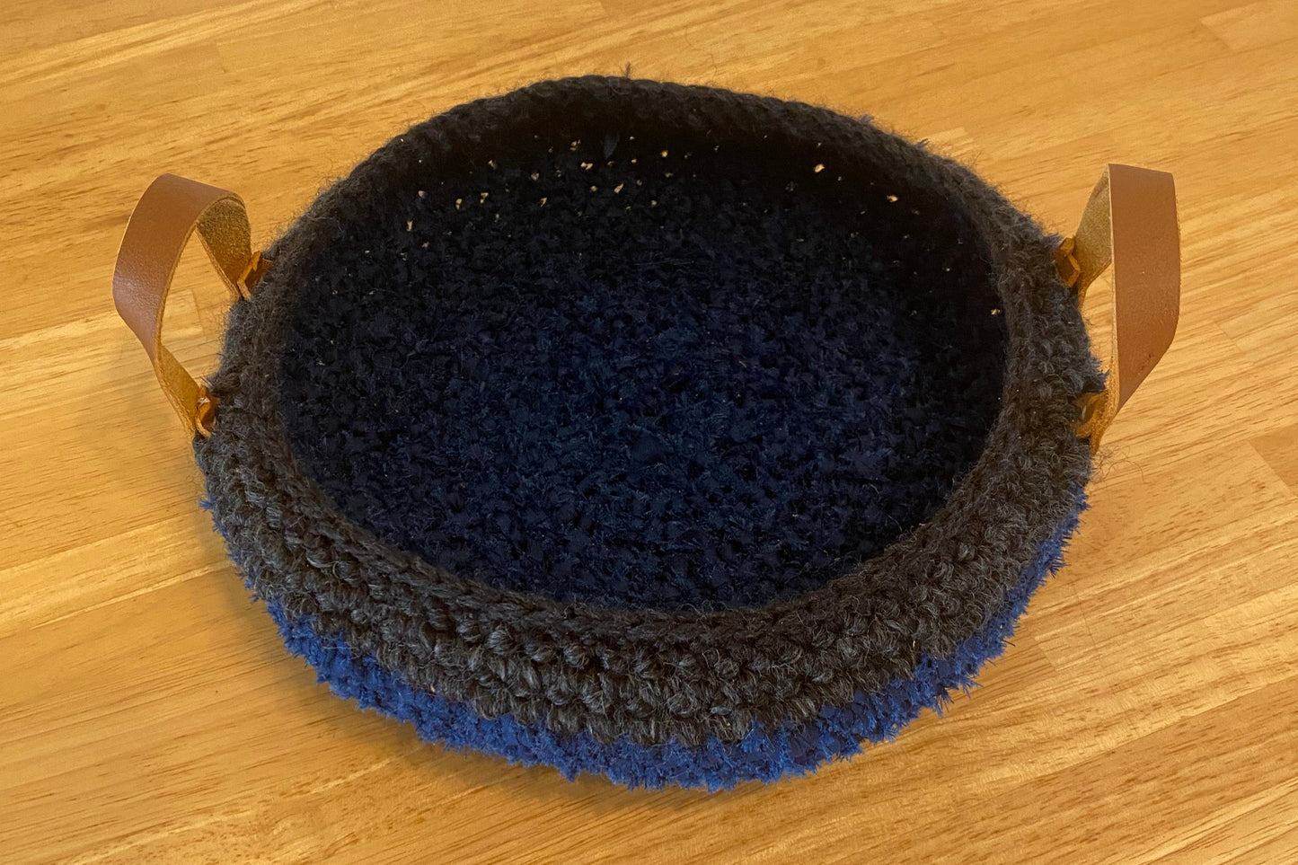 Textile Basket: Oceanic